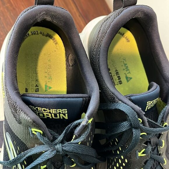 Sketchers Blue Go Run Lite tennis shoes walking mens size 10.5 10 1/2 used worn - Picture 4 of 7